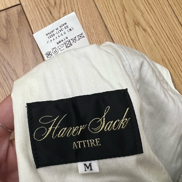 Haversack Japan Wide Leg Cropped 100% Wool Pants Size Medium - Picture 3 of 13